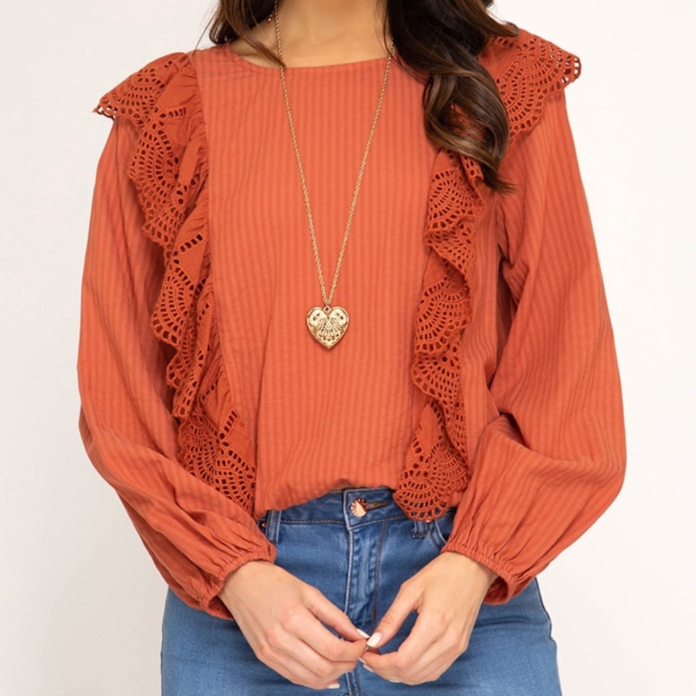 Ruffle My Feathers Top